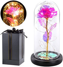 Load image into Gallery viewer, Beauty and Beast Rose With Black Base (Ships from USA)