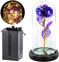 Load image into Gallery viewer, Beauty and Beast Rose With Black Base (Ships from USA)