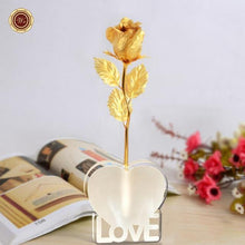 Load image into Gallery viewer, 24K Gold Foil Plated Galaxy Rose Flower