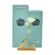 Load image into Gallery viewer, 24K Gold Foil Plated Galaxy Rose Flower