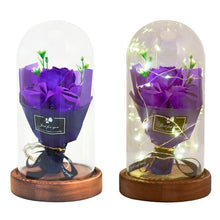 Load image into Gallery viewer, Light Soap Rose Flower Bouquet