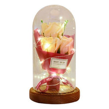 Load image into Gallery viewer, Light Soap Rose Flower Bouquet