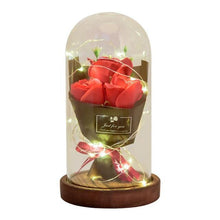 Load image into Gallery viewer, Light Soap Rose Flower Bouquet