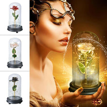Load image into Gallery viewer, 24K Gold Rose in Glass Dome
