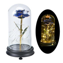 Load image into Gallery viewer, 24K Gold Rose in Glass Dome