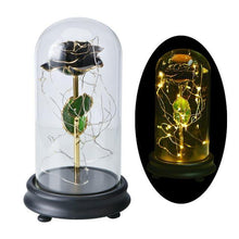 Load image into Gallery viewer, 24K Gold Rose in Glass Dome