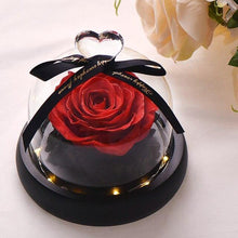 Load image into Gallery viewer, Eternal LED Lighted Rose in Glass Dome