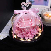Load image into Gallery viewer, Eternal LED Lighted Rose in Glass Dome
