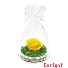 Load image into Gallery viewer, Everlasting Rose In Angel Glass Cover
