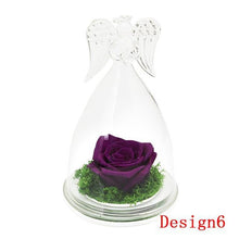 Load image into Gallery viewer, Everlasting Rose In Angel Glass Cover