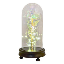 Load image into Gallery viewer, Gold Foil Flowers In Glass Dome