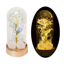 Load image into Gallery viewer, Gold Foil Flowers In Glass Dome
