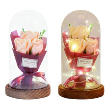 Load image into Gallery viewer, Light Soap Rose Flower Bouquet