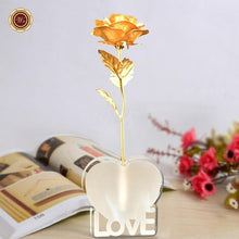 Load image into Gallery viewer, 24K Gold Foil Plated Galaxy Rose Flower
