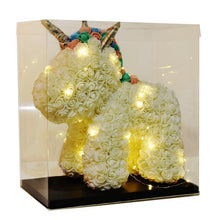 Load image into Gallery viewer, Lovely LED Soap Rose Unicorn 
