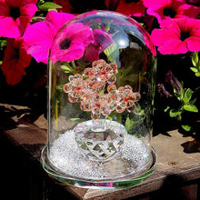 Load image into Gallery viewer, Enchanted Crystal Flowers in Terrarium Pendant
