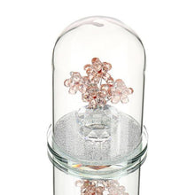 Load image into Gallery viewer, Enchanted Crystal Flowers in Terrarium Pendant
