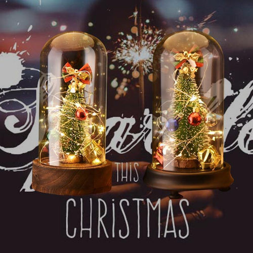 Christmas Tree in Glass Dome