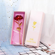 Load image into Gallery viewer, 24K Gold Plated Foil Rose With Box
