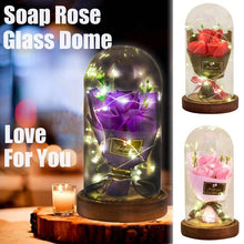 Load image into Gallery viewer, Light Soap Rose Flower Bouquet
