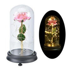 Load image into Gallery viewer, 24K Gold Rose in Glass Dome
