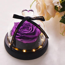 Load image into Gallery viewer, Eternal LED Lighted Rose in Glass Dome
