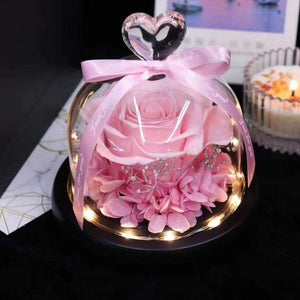Eternal LED Lighted Rose in Glass Dome