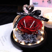 Load image into Gallery viewer, Eternal LED Lighted Rose in Glass Dome
