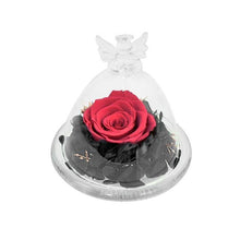 Load image into Gallery viewer, Everlasting Eternal Rose In Angel Glass Cover - Galaxy Rose
