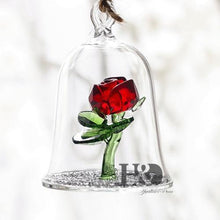 Load image into Gallery viewer, Crystal Flower Figurine Ornament 
